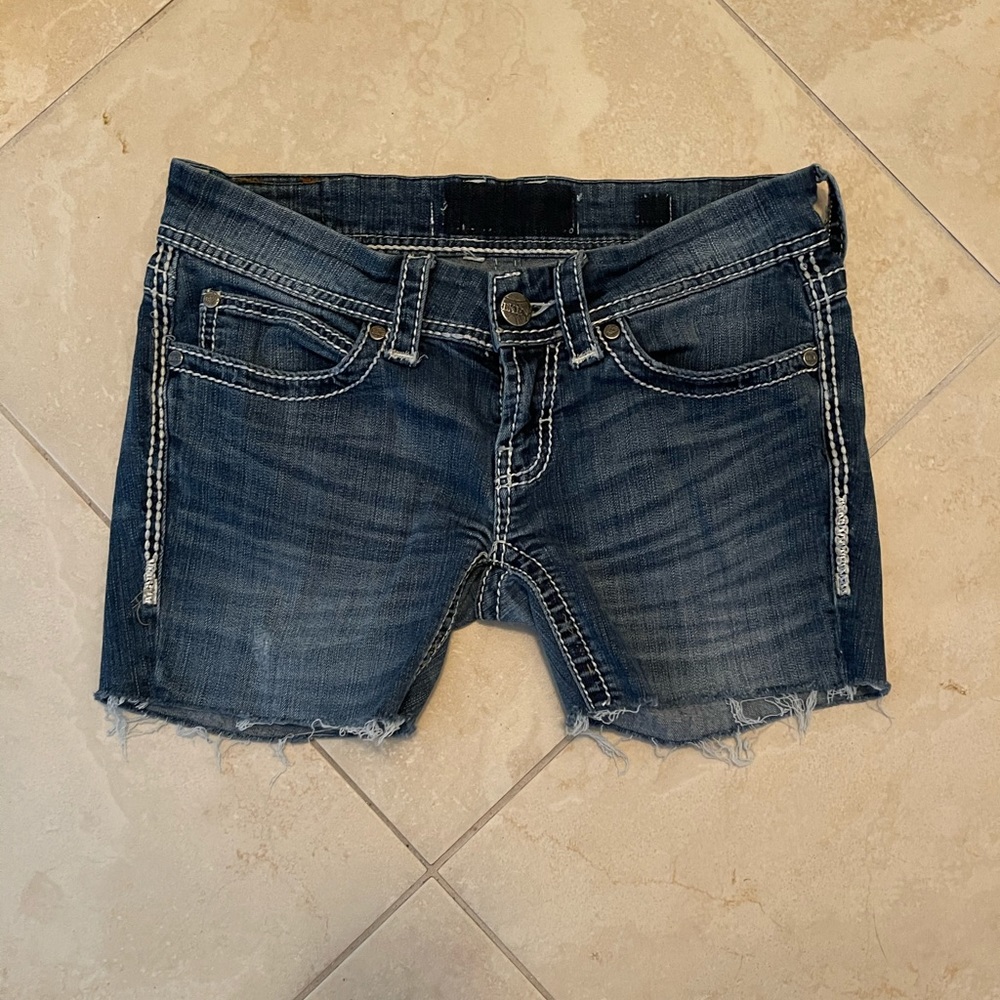 BKE denim shorts